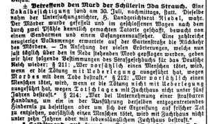 Zeitungsausschnitt Der Gebirgsbote Ausgabe 3. August 1906/Nr. 62/3. Bogen