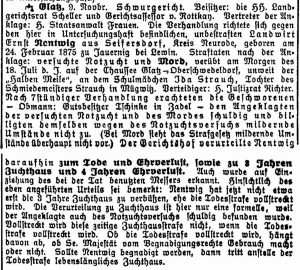 Zeitungsausschnitt Der Gebirgsbote Ausgabe 13. November 1906/ Nr. 91/Beilage zum 2. Bogen