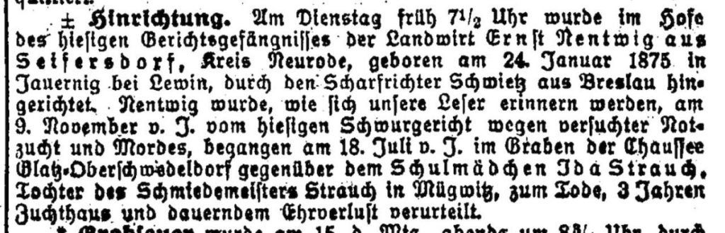 Zeitungsausschnitt Der Gebirgsbote Ausgabe 18. Januar 1907/Nr. 6/3. Bogen