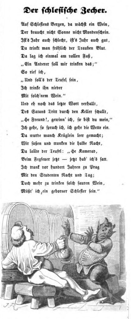 Gedicht: Der schlesische Zecher von August Kopisch