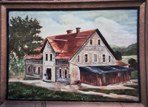 Das Bild zeigt das Gasthaus zum "Bergschlössel" im Markgrund