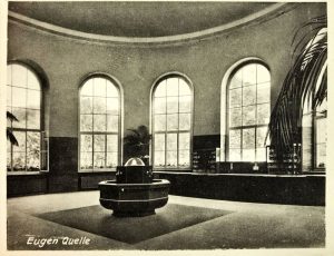 Die Eugen-Quelle in der Wandelhalle.