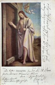 Alte Postkarte Ostergrüße