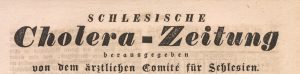Schlesische Cholera-Zeitung