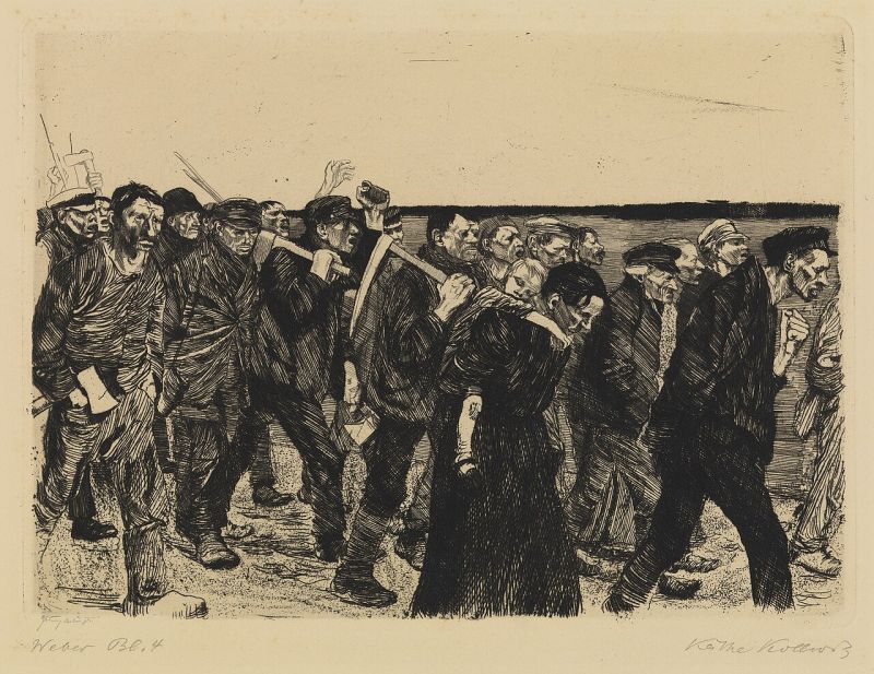 Käthe Kollwitz: Weberzug