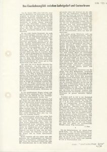 Zugunglück bei Ludwigsdorf /Grafschaft Glatz Augenzeugenbericht 1958