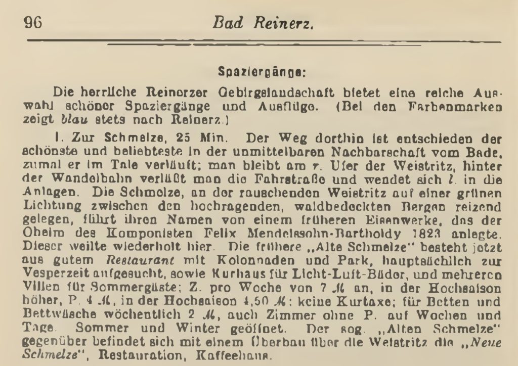 Spaziergang zur Schnmelze