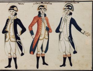 Dies Foto zeigt die Illustration des Stammbuchs Rupstein II. Illustration des Stammbuchs Rupstein (1773) https://de.wikipedia.org/wiki/Stammbuch_(Freundschaftsalbum)#/media/Datei:Stammbuch_Rupstein_II..jpg