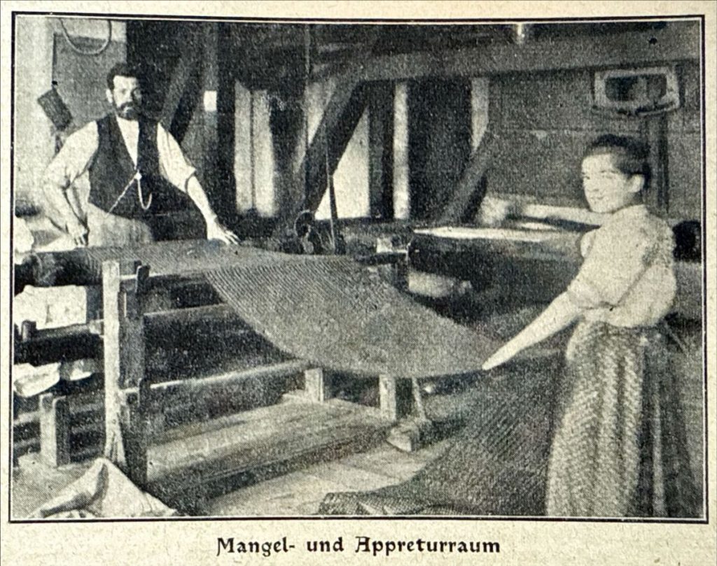 Mangel- und Appreturraum