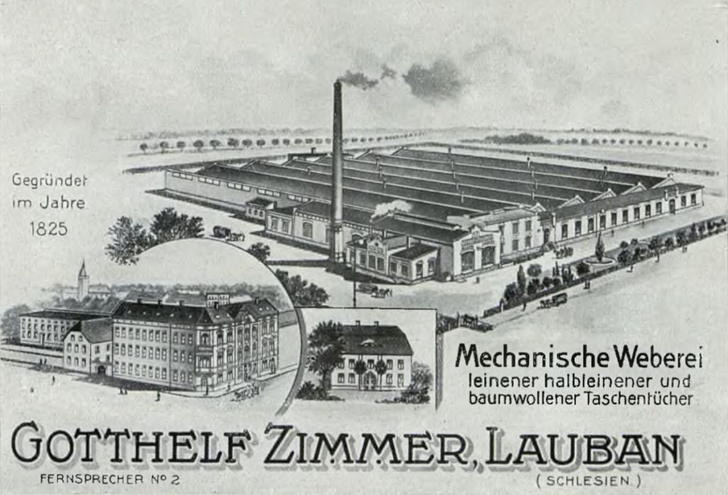 Mechanische Weberei Gotthelf Zimmer Lauban
