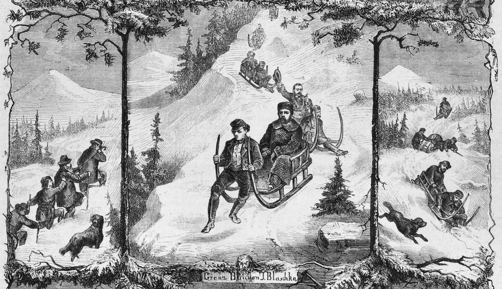 Hörnerschlittenfahrt 1869