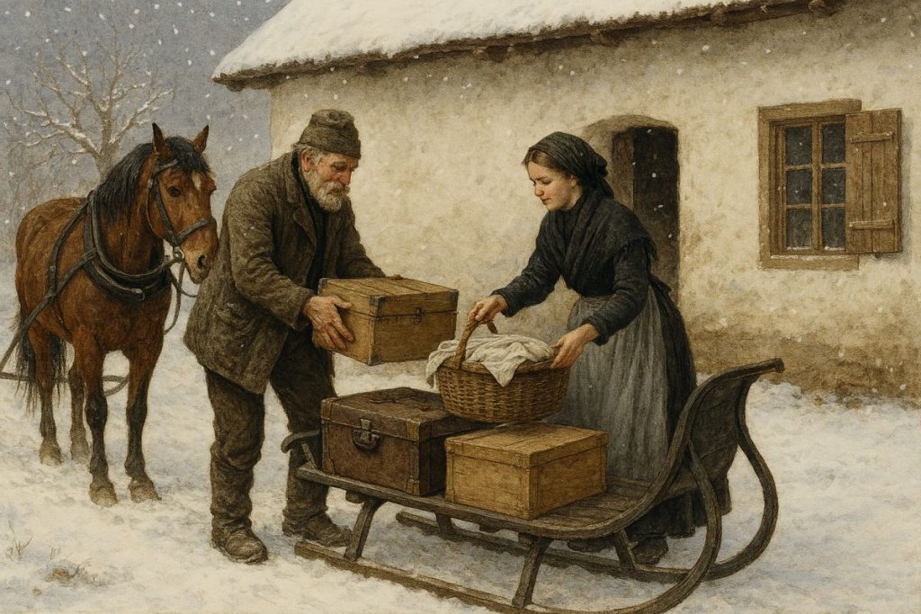 Abholung der neuen Magd am Stärztag (KI generiert) 10.12.2025 Akreuz