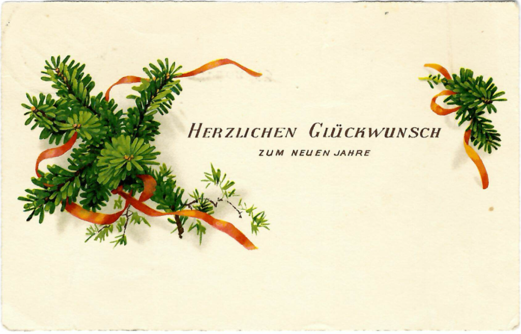 Neujahrskarte