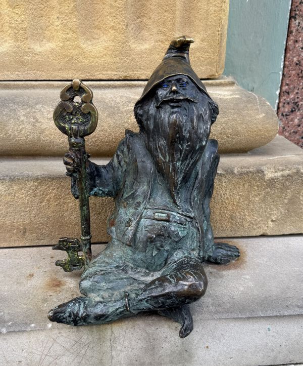 Zwergenskulptur Breslau - Schlüsselzwerg